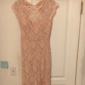 This is a 2017 City Triangle prom dress.